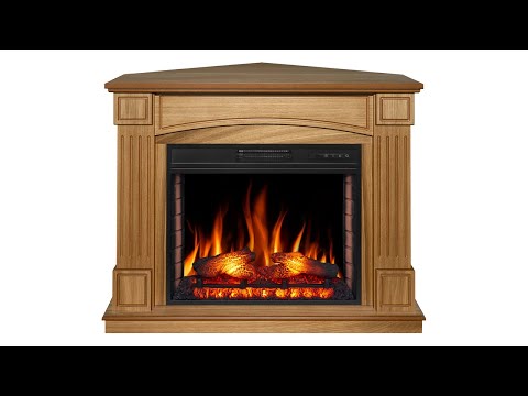Электрокамин универсальный 2в1 ArtiFlame Boston AF28S светлый дуб - видео 6-6