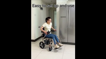 Electric Wheelchair with Bluetooth Remote Control - Model 205