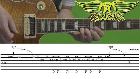 Aerosmith - Walk This Way - Guitar Solos 1 & 2 Lesson - with Tabs!