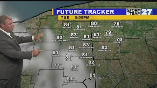 Dry start to your Tuesday