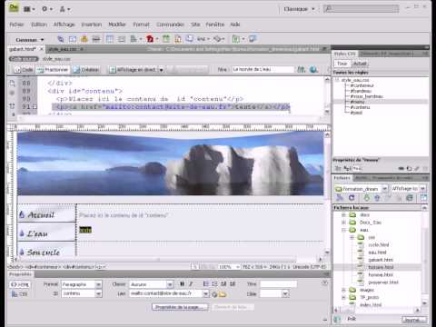 Vidéo: Où se trouve la barre d'outils du document dans Dreamweaver ?