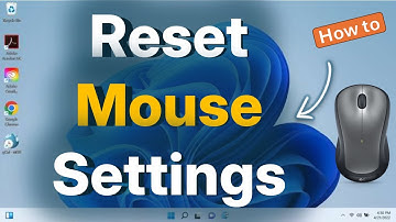 Muisinstellingen terugzetten naar de standaardinstellingen in Windows 11