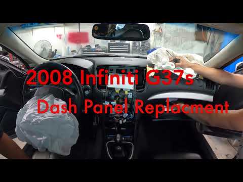 2008 Infiniti G37s Dash Panel Removal & Installation