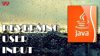 Learn JAVA - Reversing user input