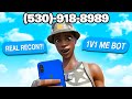 I put my Phone Number on the Most Rare Fortnite Skin... (Funny Reactions) | Bazerk