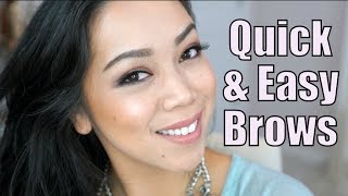 How To Do Your Brows in 2 Minutes! - itsjudytime