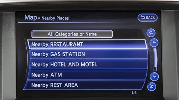 2017 INFINITI QX80 -  Map Button