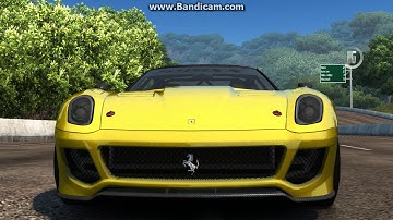 TDU2 Ferrari 599XX Evoluzione new performance both directions on the road