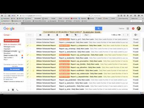 Formation Gmail (Vidéo 4) - Création de dossiers (libellés)