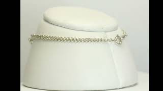 Tiffany & Co. Infinity Chain Bracelet Sterling Silver 925 6.75” Long - 33631