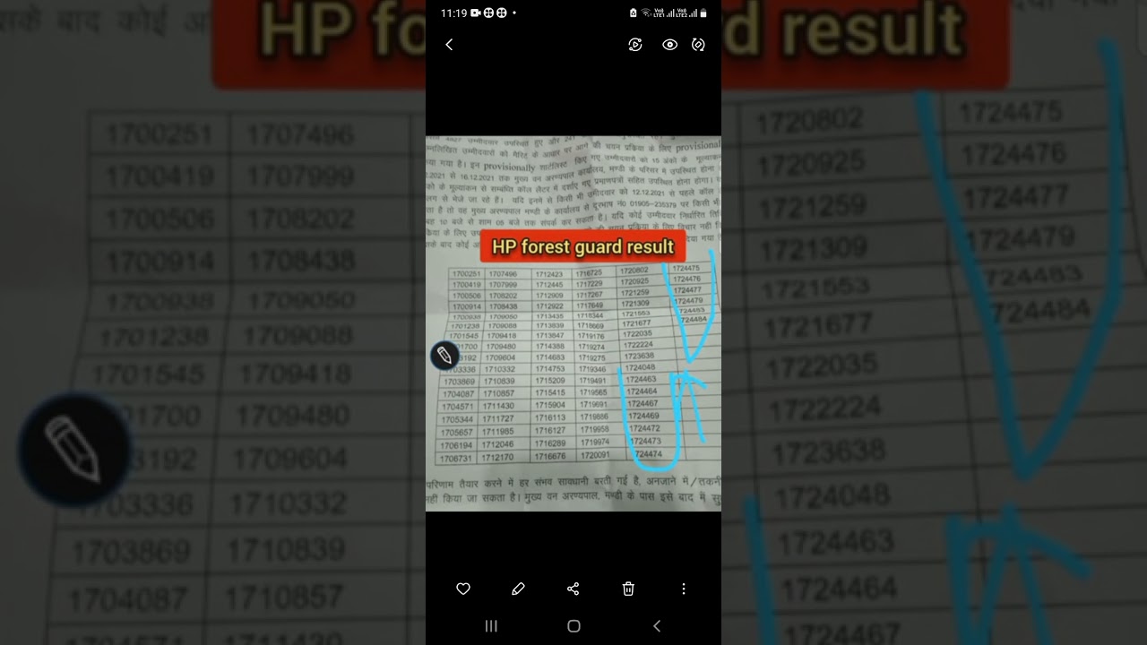 hp forest guard result district mandi jai himachal