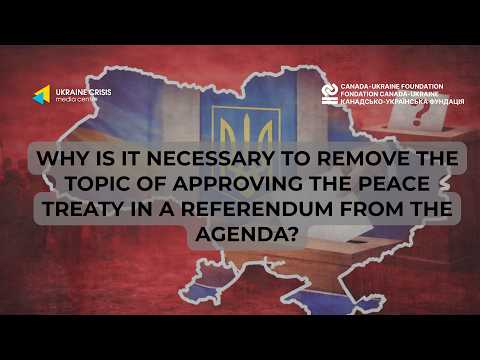 Why must the peace treaty referendum be removed from the agenda?