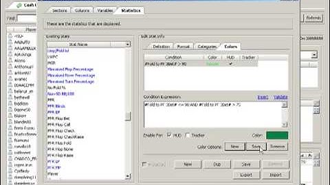 PokerTracker 3 - Colored Statistics for Advanced Players