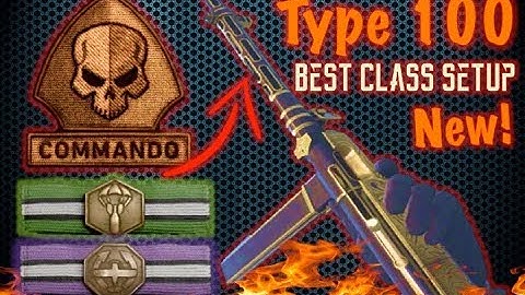 NEW Type 100 Best Class Setup (VERY GOOD) | Call of Duty WW2