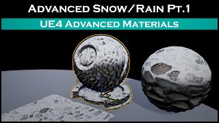Ue4: advanced materials (Ep. 24 (Pt.1) Advanced Snow/Rain on a material))