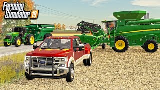 CORN HARVEST CREW! MOVIN' FIELDS & SWITCHING TO CORN (ROLEPLAY) | FARMING SIMULATOR 2019
