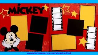 Down Memory Lane Disney Scrapbook Pagekit Collection