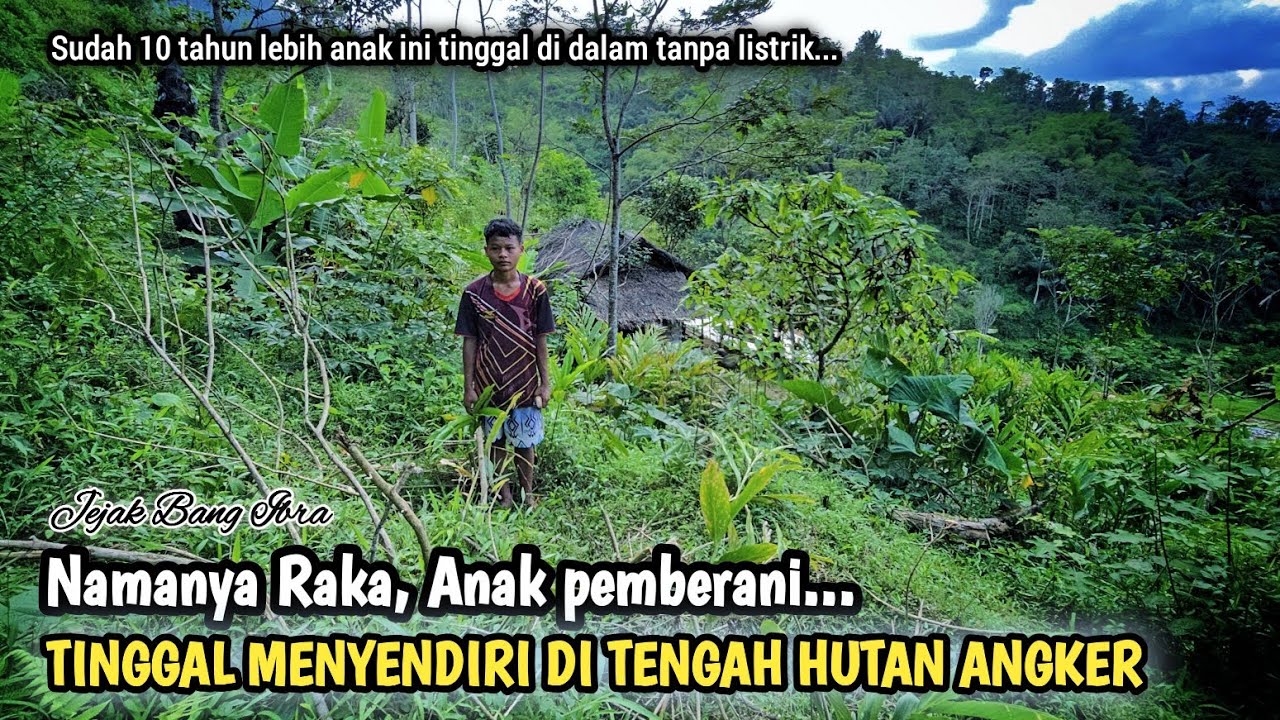 KAGET, KETEMU ANAK INI TINGGAL MENYENDIRI DI TENGAH HUTAN TANPA LISTRIK SELAMA PULUHAN TAHUN...