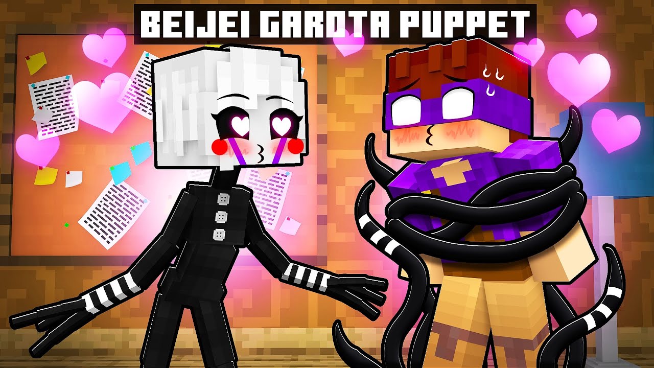 BEIJEI a GAROTA PUPPET no Minecraft!! ‹ DONAT3LO ›