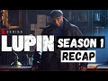 Lupin part 1 recap in hindi  lupin part 1 complete story  lupin part 1 explained  omar sy