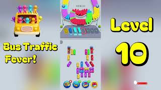 Bus Traffic Fever Level 10 Walkthrough | 🚌🚦 Parking & Color Sort Puzzle | Mini Boss screenshot 4