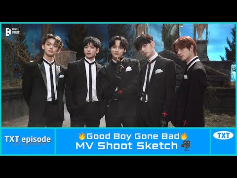 Txt 'Good Boy Gone Bad' Mv Shoot Sketch