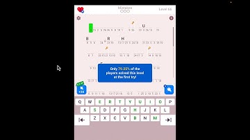 Cryptogram: The Solution For Level 66! - Word Brain Puzzle