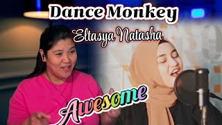 Eltasya Natasha -  Dance Monkey - Tones And I Cover / Reaction Video #eltasyanatasha