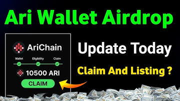 Ari wallet airdrop || Ari wallet airdrop new update || Ari wallet airdrop Claim - Update Listing TGE