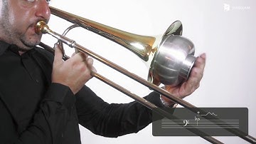 Extended Trombone Techniques - Graphic indication of open/closed sounds