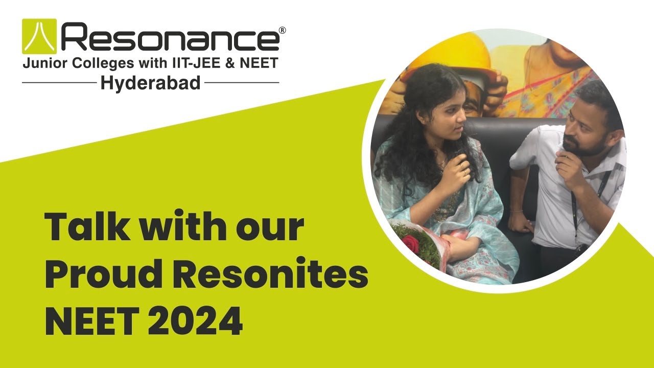 Siblings Get their Dream College From Resonance Hyderabad |NEET 2024 ...