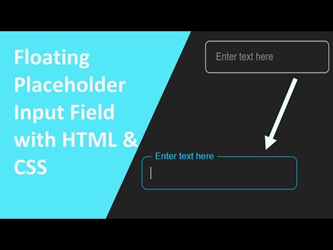 Floating Placeholder Input | Modern UI Design with HTML & CSS