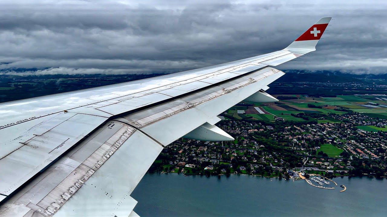 [4K] Full Flight | SWISS | Airbus A220-300 | Frankfurt (FRA) - Geneva (GVA) | LX1083 | HB-JCJ