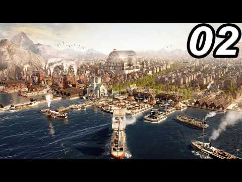 Military FOUNDATION in Anno 1800 - ALL DLCs & LEGENDARY AI + MODS | Citybuilder Lets Play #02