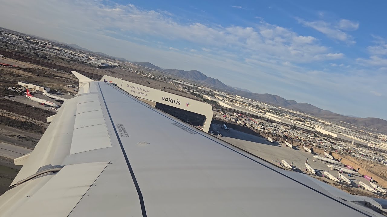 Viva Aerobus(Avion Express) Airbus A320 Reverse Operations Takeoff from Tijuana(TIJ)