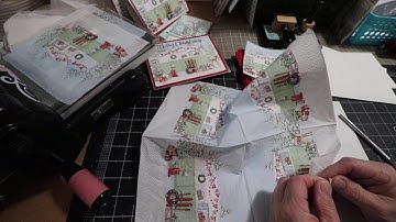 Last Minute - Quick & Easy Cards:  Using Holiday Napkins
