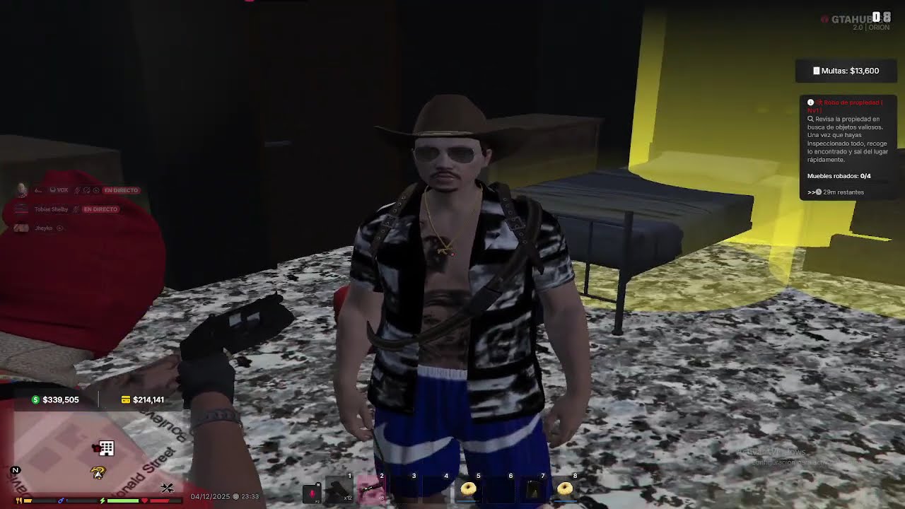 (GTAHUB) robo a propiedad con escopeta(QUIETO EL CHABON JAJAJA)