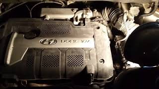 06 tucson 2.0  thermostat remove and replace part 1