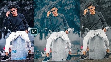 Lightroom realistic dark effect photo editing tutorial |lightroom background colour change preset