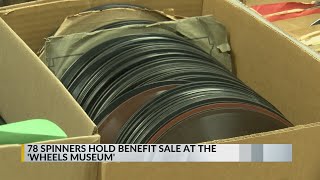 Spinners hold benefit sale at 'Wheels Museum'
