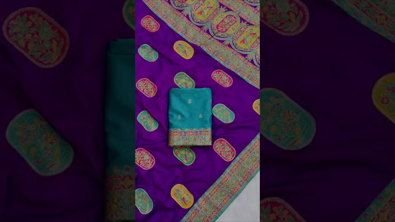 Latest Pashmina Darbari Saree