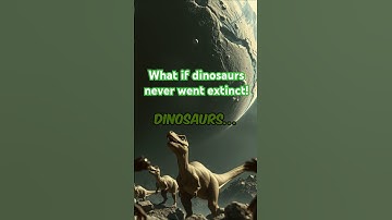 "What if dinosaurs never went extinct?"#shorts #dinosaur #ai