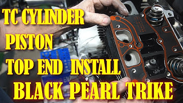 TWIN CAM PISTONS, CYLINDER, HEADS AND LOWER ROCKERS INSTALL, The Black Pearl Trike Project