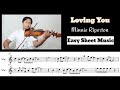 Free Sheet Loving You Minnie Riperton Violin Cover With Easy Sheet Music