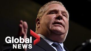 Coronavirus outbreak: Doug Ford says US halting supply of masks to Canada would be "unacceptable"