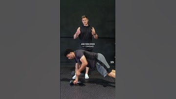 Renegade row progression to give the shoulders a little more challenge and build stability