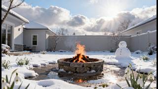 ❄️🌿 Between Winter & Spring 24/7 | Melting Snow, Snowdrops & Soft Jazz Piano Ambience screenshot 1