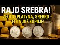 💥 NADCHODZI RAJD SREBRA! ZŁOTO, PLATYNA, SREBRO – ELITA JUŻ KUPUJE! 💥 #srebro #złoto #platyna