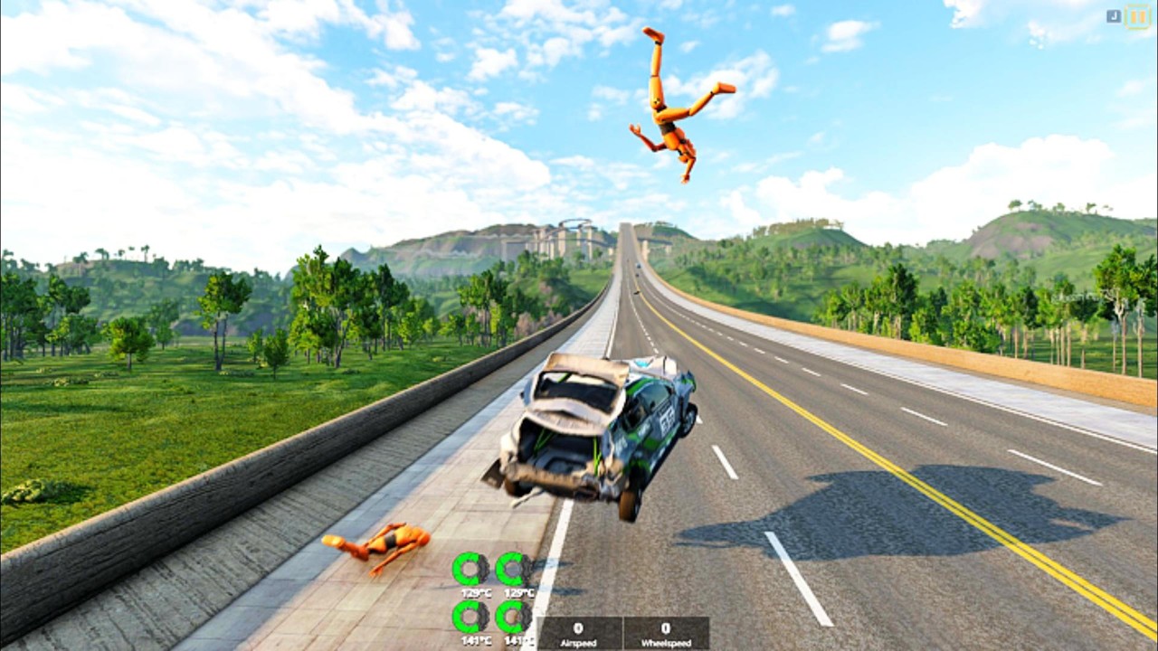 Speed boost -1000kmh which car can survive #22 - BeamNG.Drive