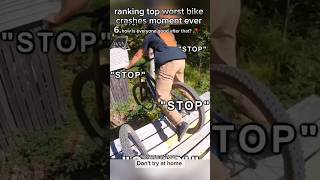 ranking top worst bike crashes moment ever  #ranking #bike  #funny